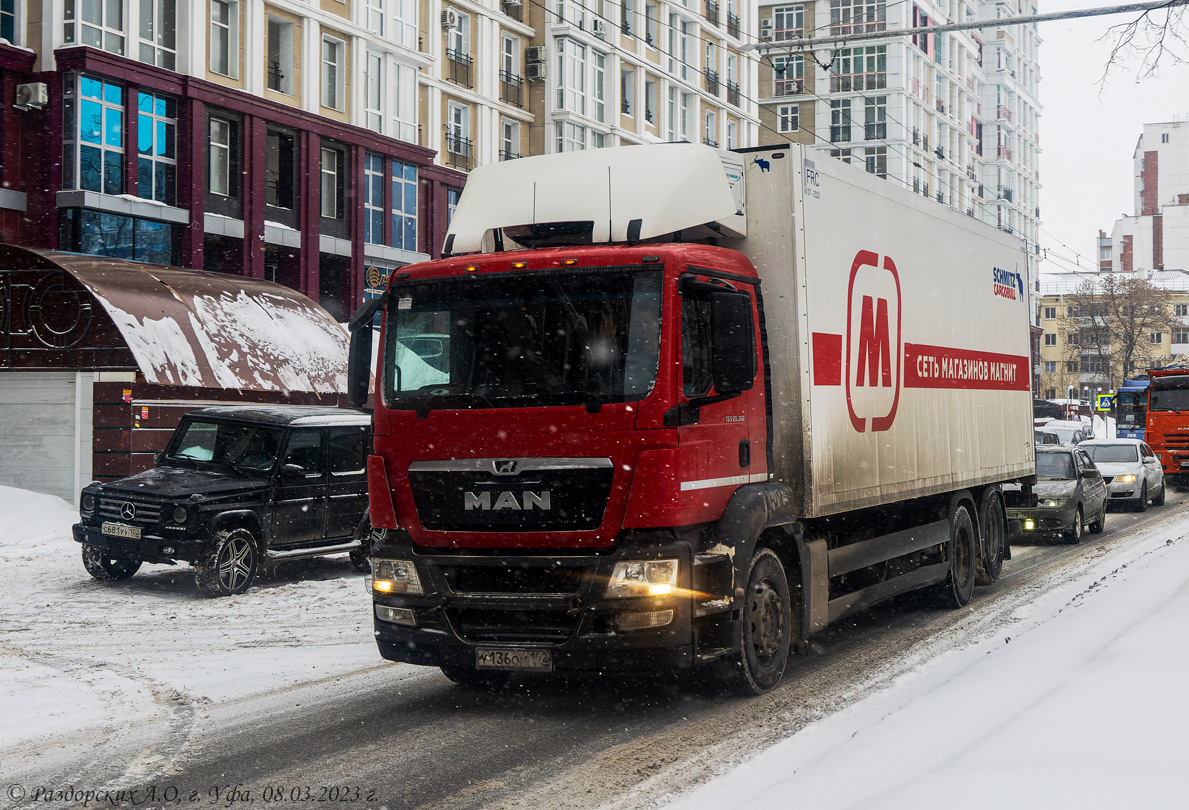 Башкортостан, № У 136 ОМ 102 — MAN TGS 28.360