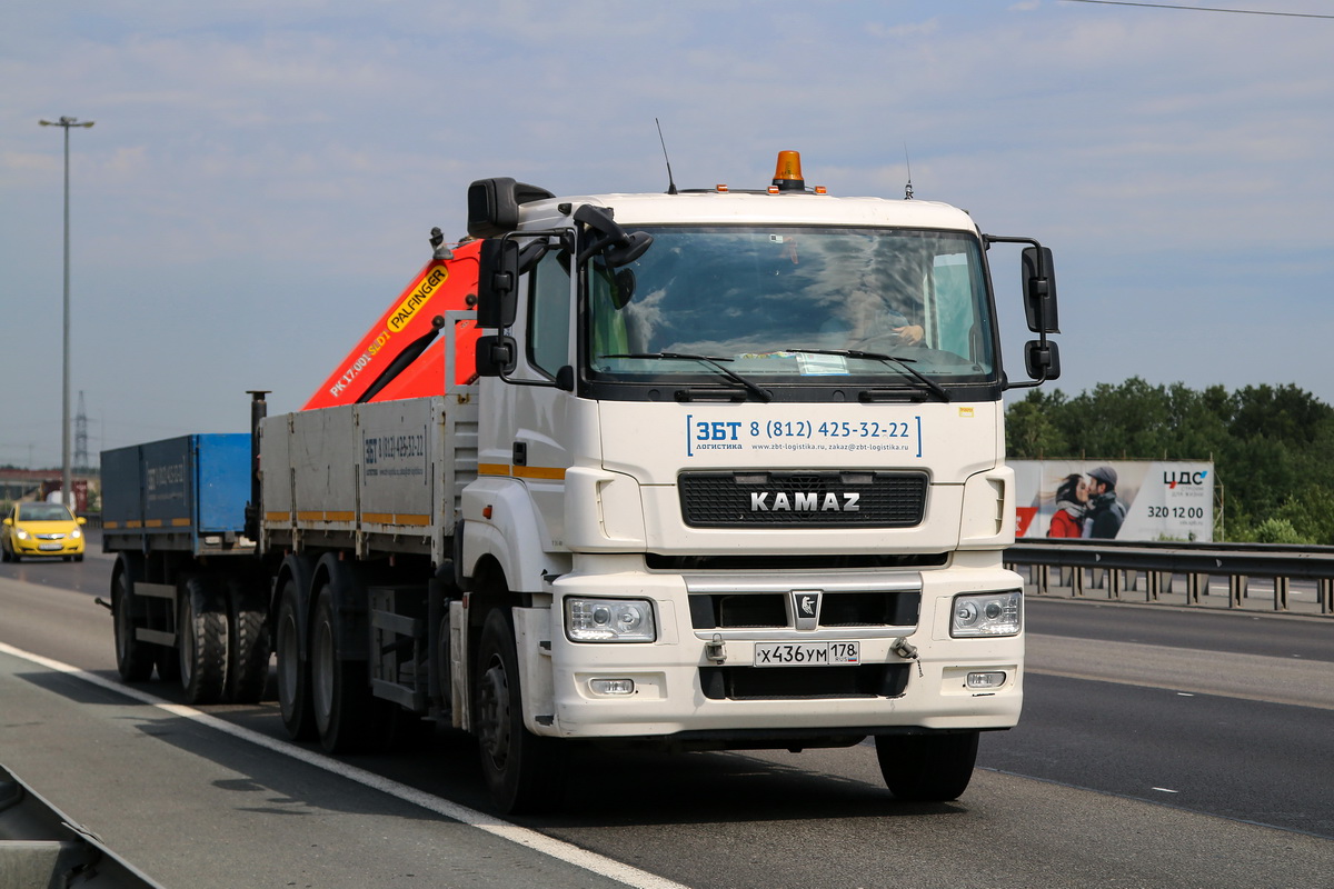 Санкт-Петербург, № Х 436 УМ 178 — КамАЗ-65207-S5(87)