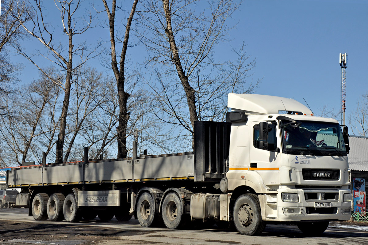 Алтайский край, № А 017 АВ 122 — КамАЗ-65206-T5(68)