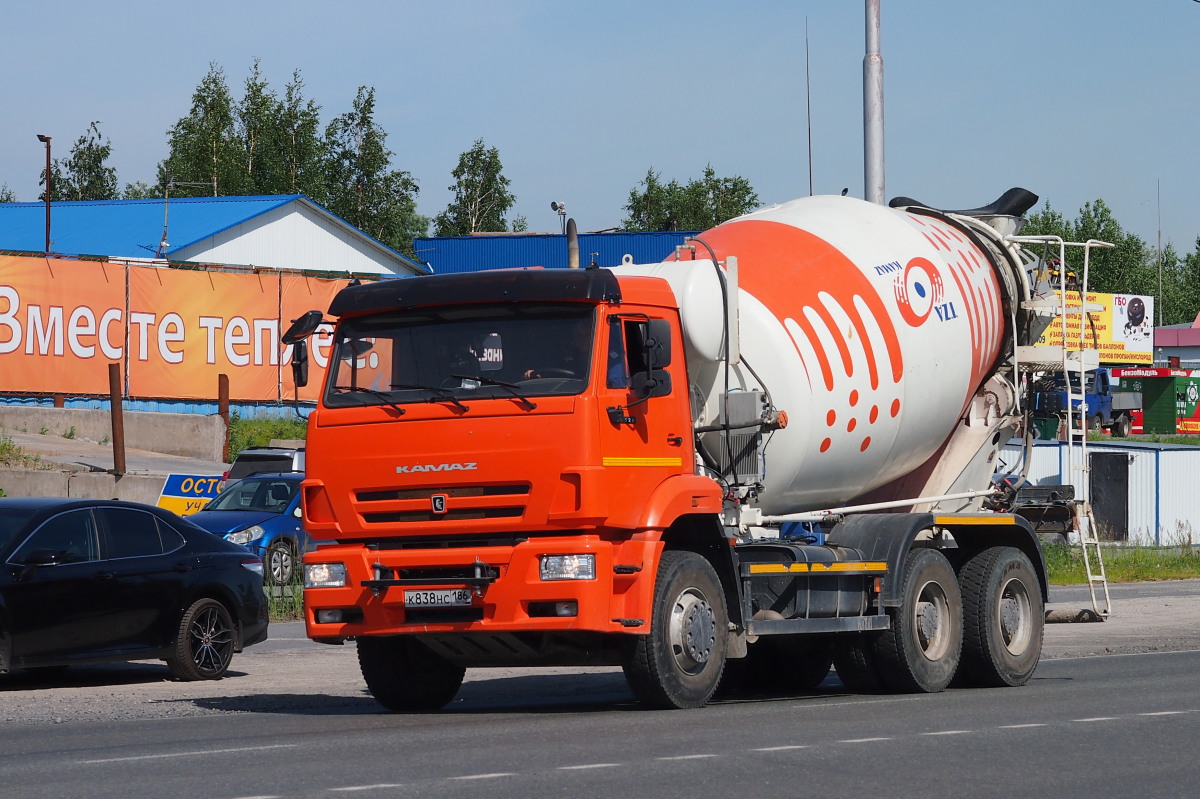 Ханты-Мансийский автоном.округ, № К 838 НС 186 — КамАЗ-6520-A5(48)