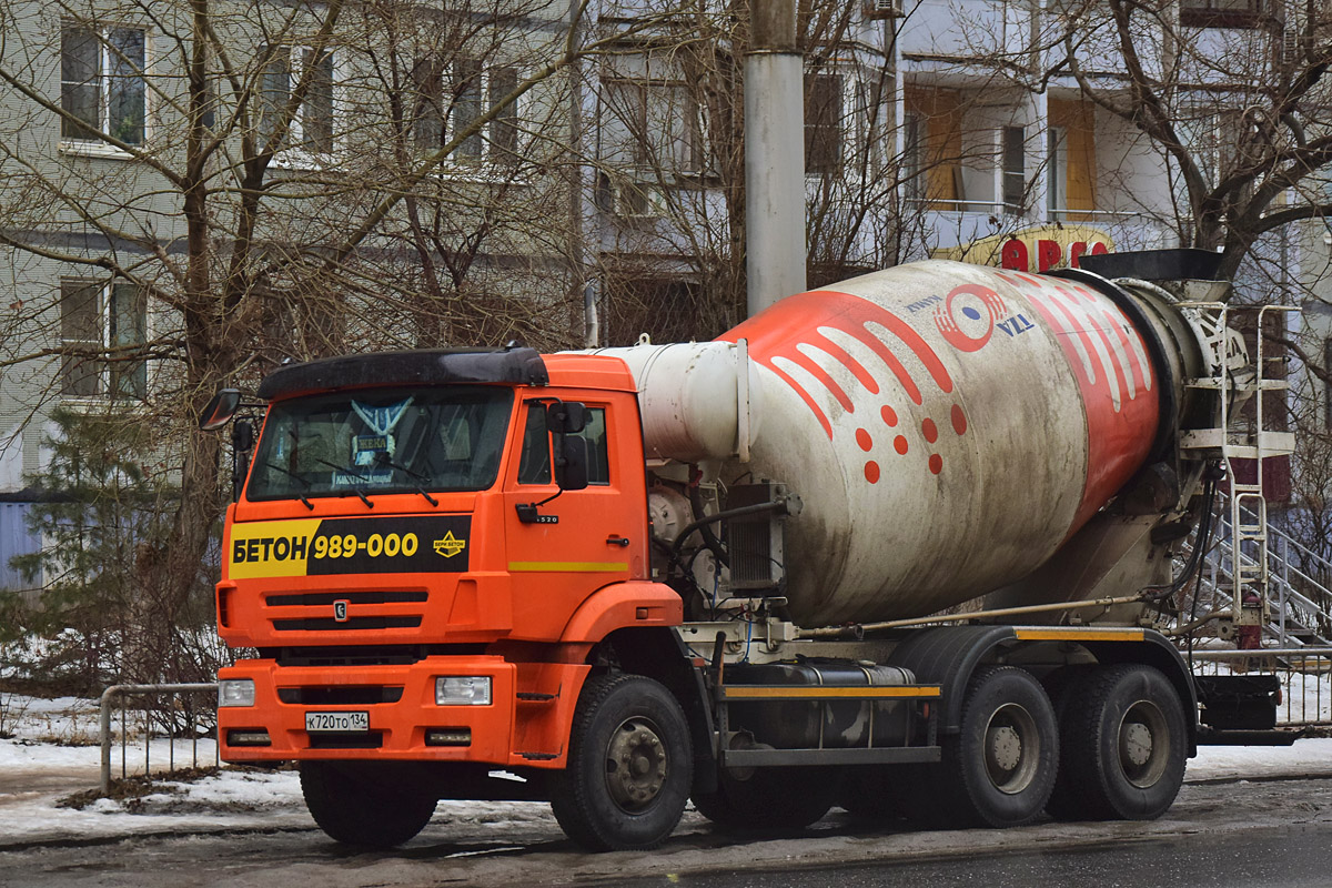 Волгоградская область, № К 720 ТО 134 — КамАЗ-6520-A5(48)