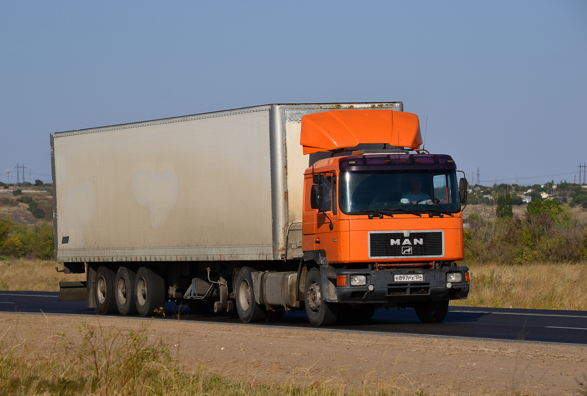 Волгоградская область, № Е 897 РХ 134 — MAN F90 19.xxx (общая)