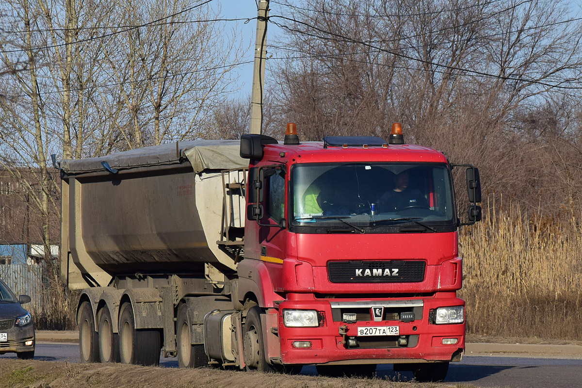 Краснодарский край, № В 207 ТА 123 — КамАЗ-5490-S5(87)