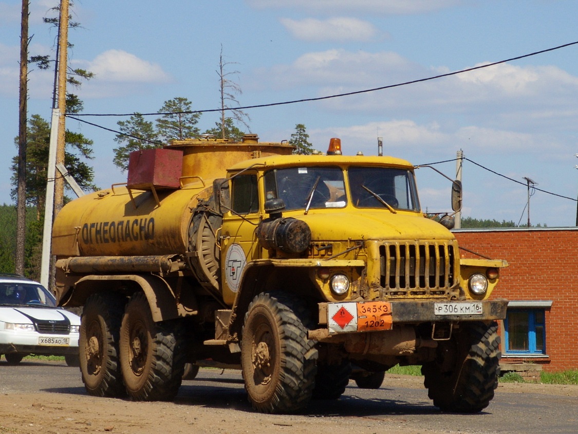 Удмуртия, № Р 306 КМ 16 — Урал-43202-10