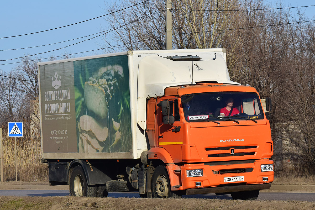 Волгоградская область, № Е 387 АА 134 — КамАЗ-43253-R4(28)
