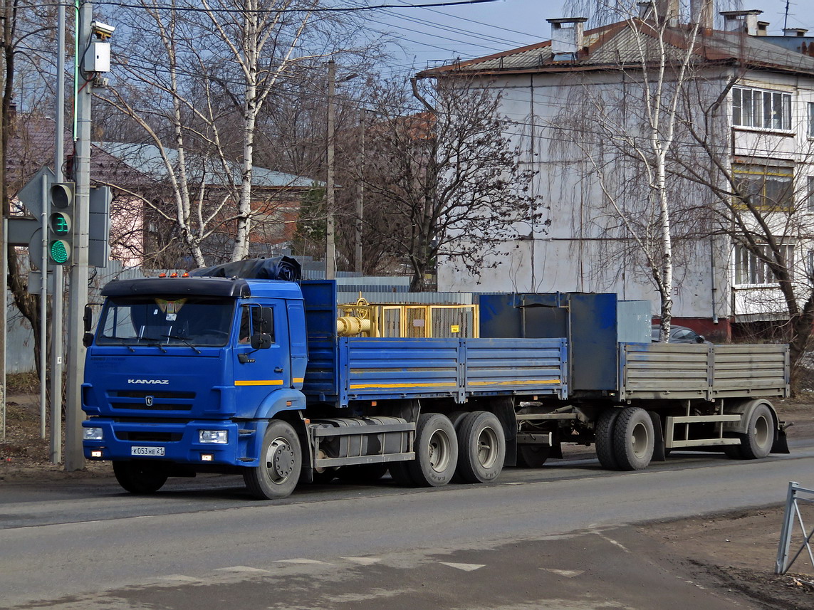Чувашия, № К 053 НЕ 21 — КамАЗ-65117-A5(48)