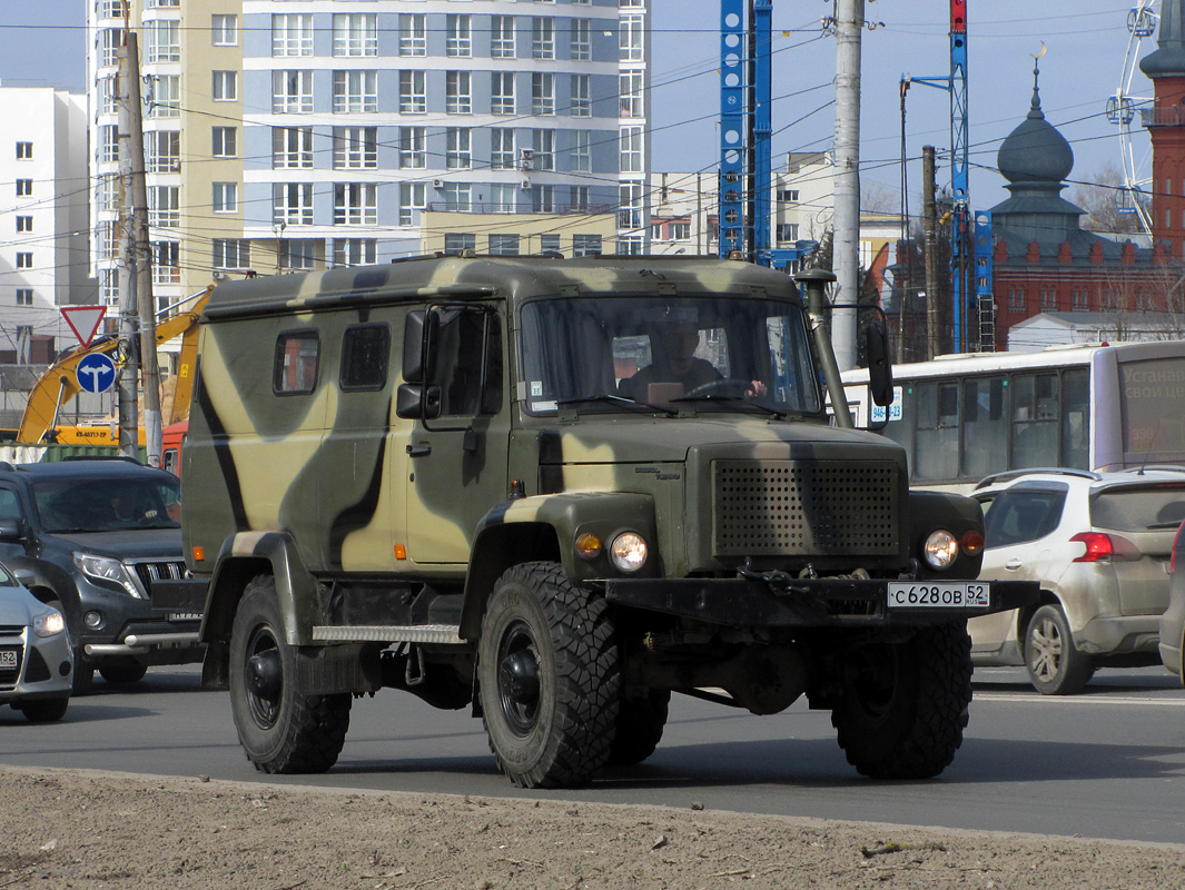 Нижегородская область, № С 628 ОВ 52 — ГАЗ-3901/3902/330811 «Вепрь»