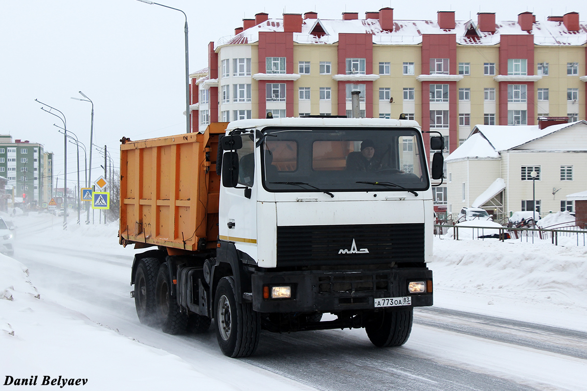 Ненецкий автономный округ, № А 773 ОА 83 — МАЗ-6501A5