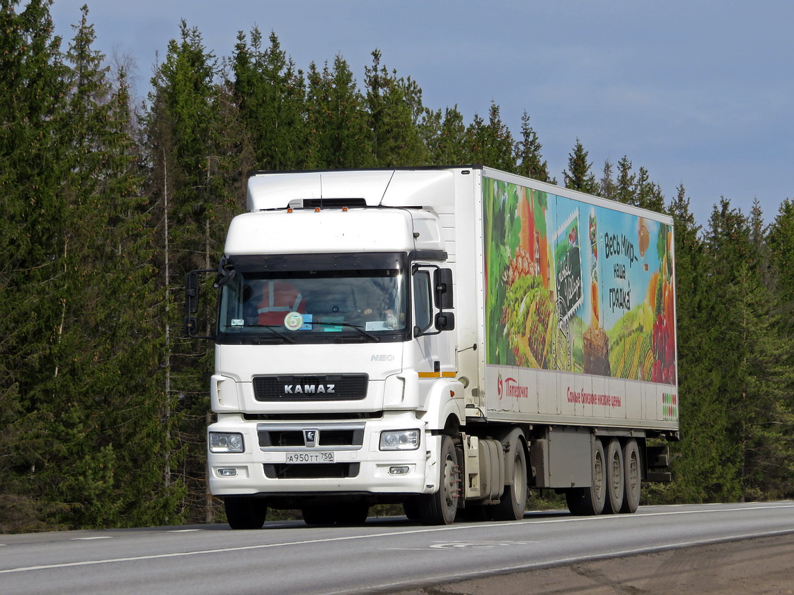 Московская область, № А 950 ТТ 750 — КамАЗ-5490-S5(87)