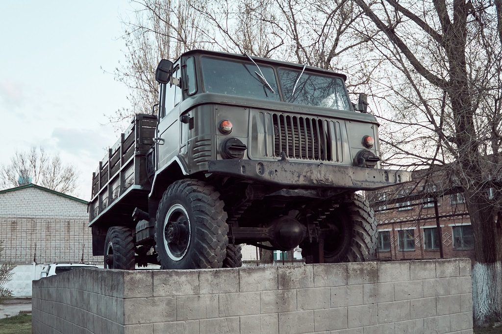 Краснодарский край, № (23) Б/Н 0064 — ГАЗ-66 (общая модель); Краснодарский край — Автомобили на постаментах; Техника на постаментах, памятники (Краснодарский край)