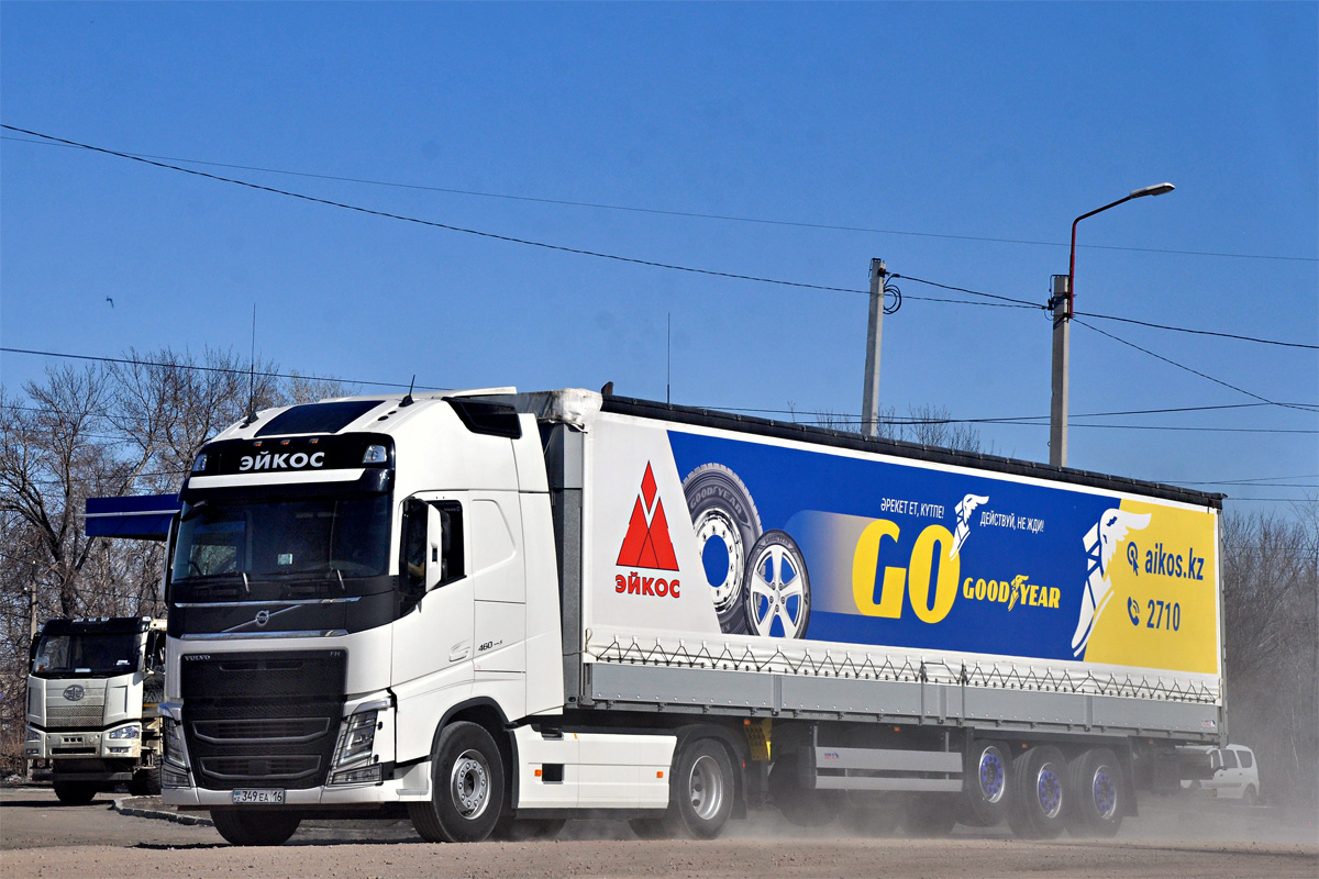 Абайская область, № 349 EA 16 — Volvo ('2012) FH.460 [X9P]