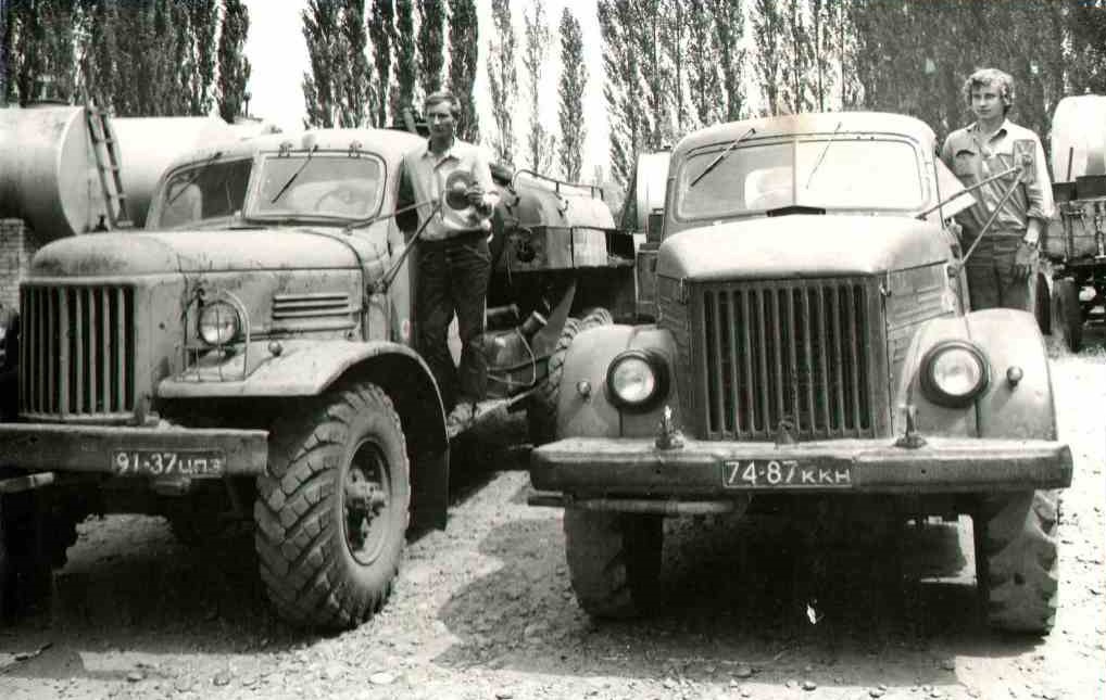 Краснодарский край, № 91-37 ЦПЗ — ЗИЛ-157 (общая модель); Краснодарский край, № 74-87 ККН — ГАЗ-63; Исторические фотографии (до 2000 года) (Краснодарский край)