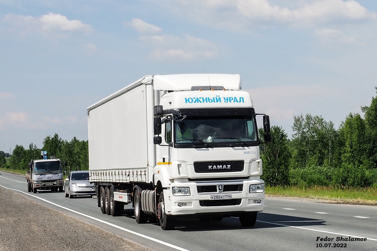 Челябинская область, № У 280 АС 774 — КамАЗ-5490-S5(87)