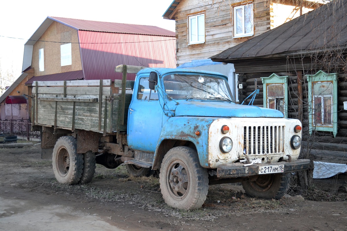 Удмуртия, № С 217 НМ 18 — ГАЗ-52-04