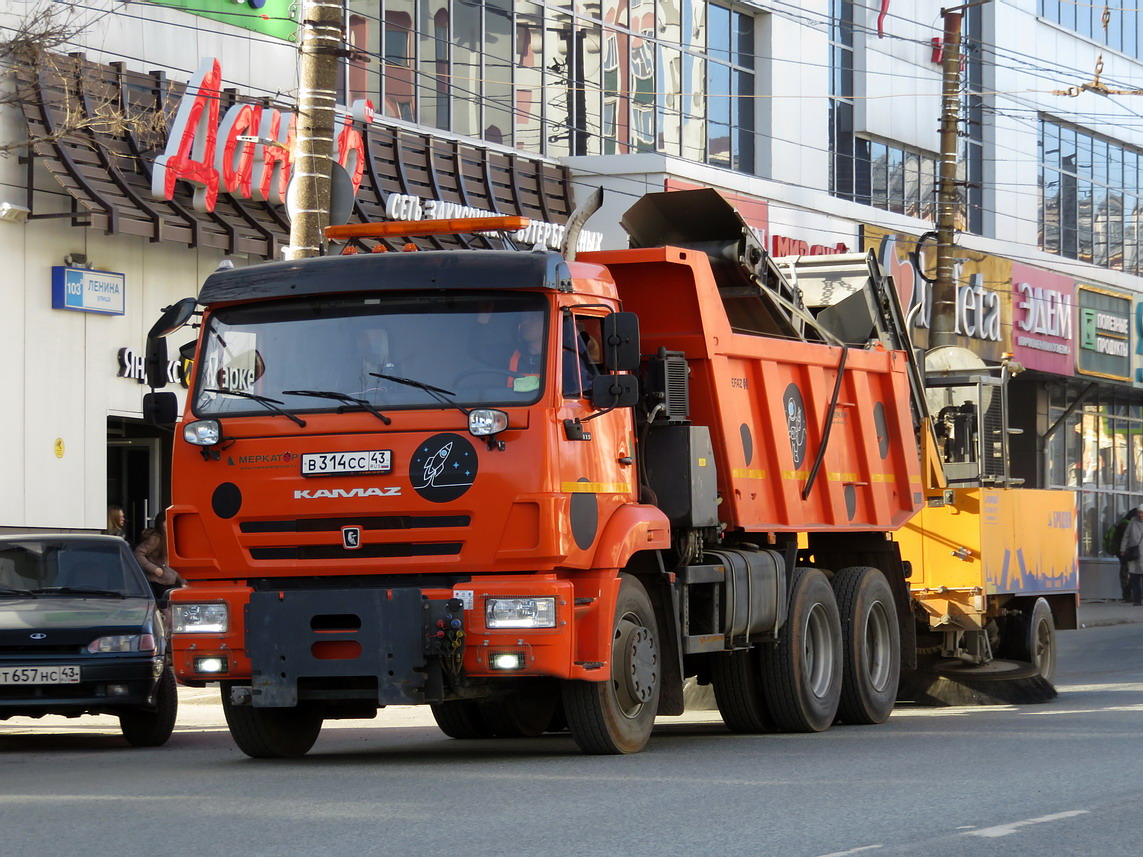 Кировская область, № В 314 СС 43 — КамАЗ-65115-A5(48)