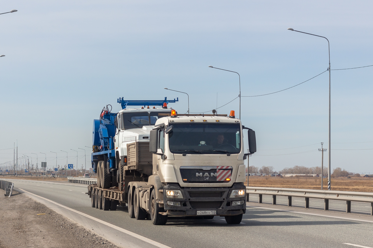 Башкортостан, № Х 268 ЕХ 102 — MAN TGS 26.440; Ханты-Мансийский автоном.округ — Автомобили без номеров