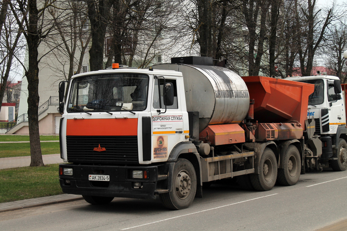 Минская область, № АК 2834-5 — МАЗ-6303 (общая модель)