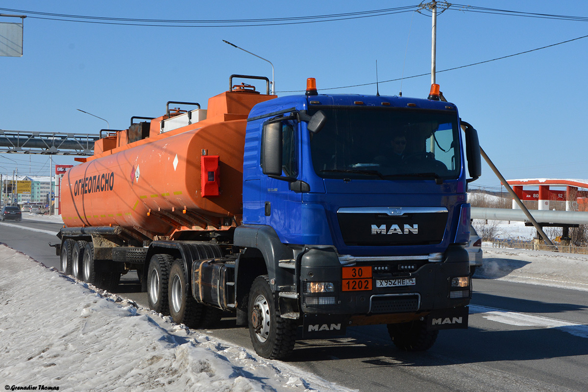 Саха (Якутия), № Х 952 НЕ 14 — MAN TGS 33.480