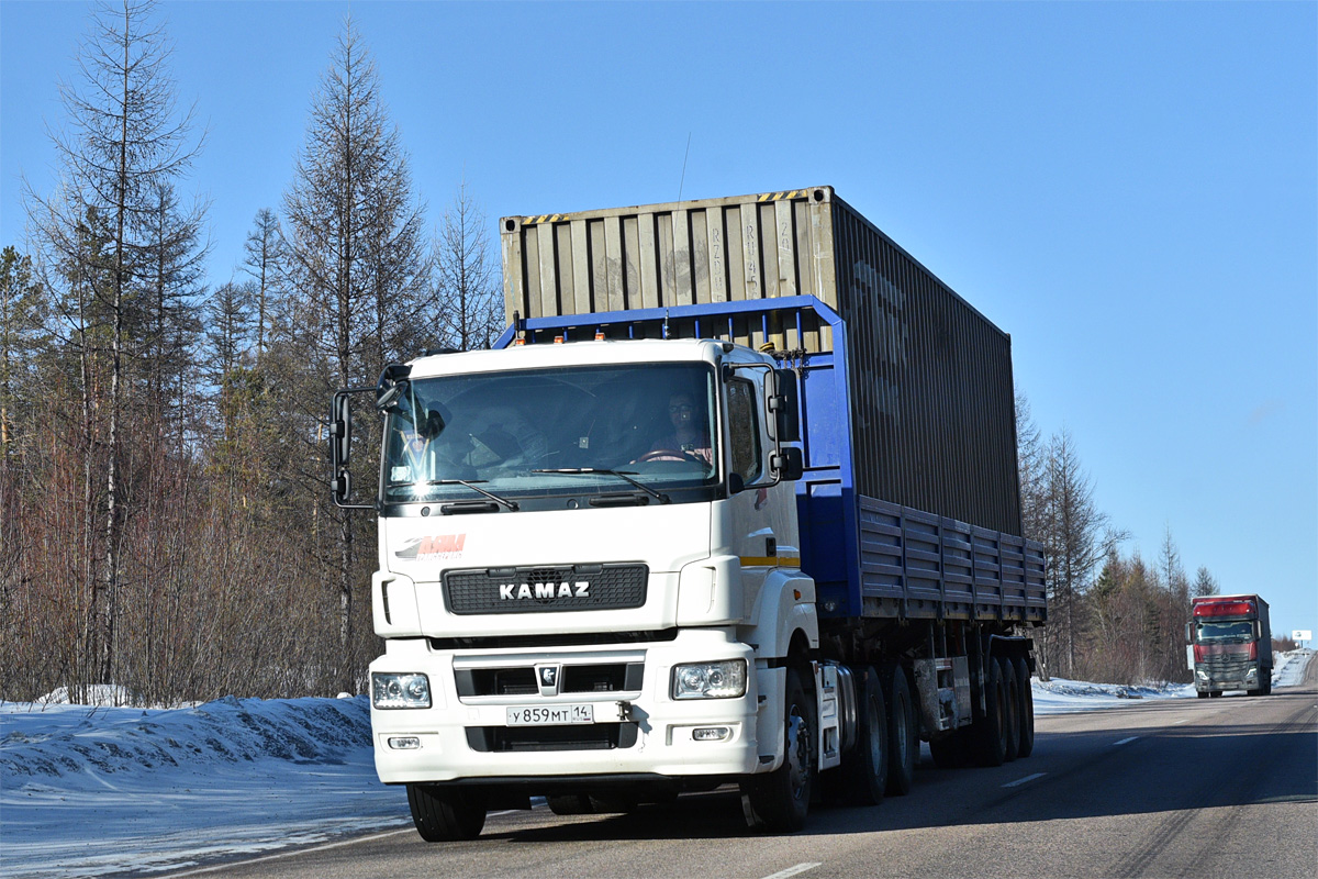 Саха (Якутия), № У 859 МТ 14 — КамАЗ-65206-T5(68)