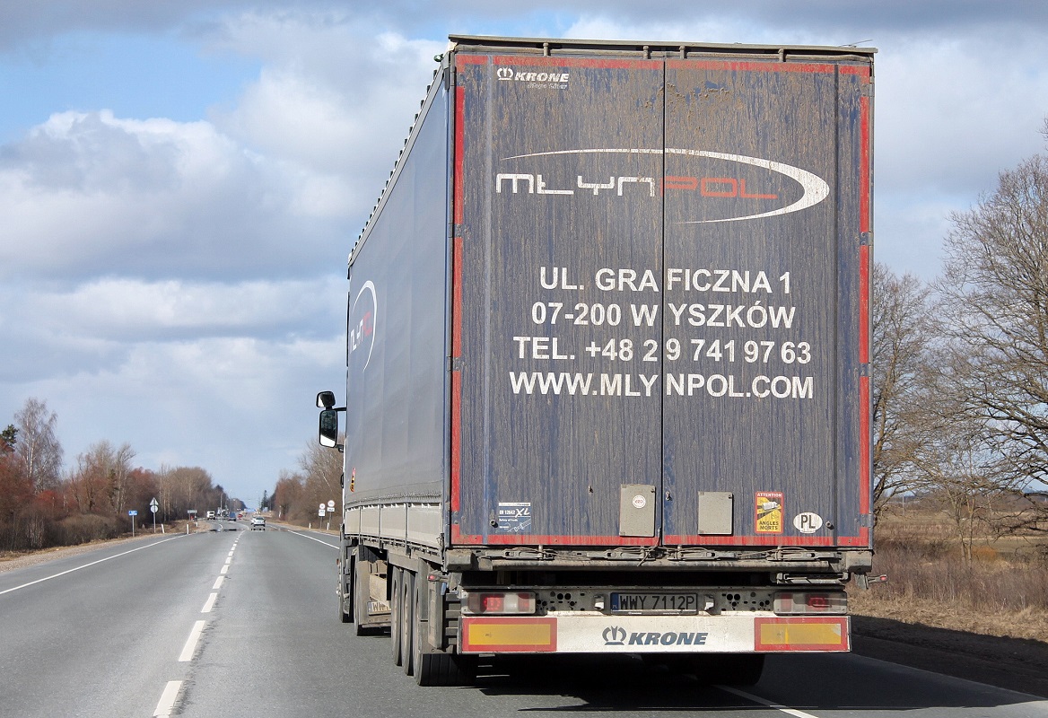 Польша, № WWY 7112P — Krone SDP 27 Profi Liner / SDP 24
