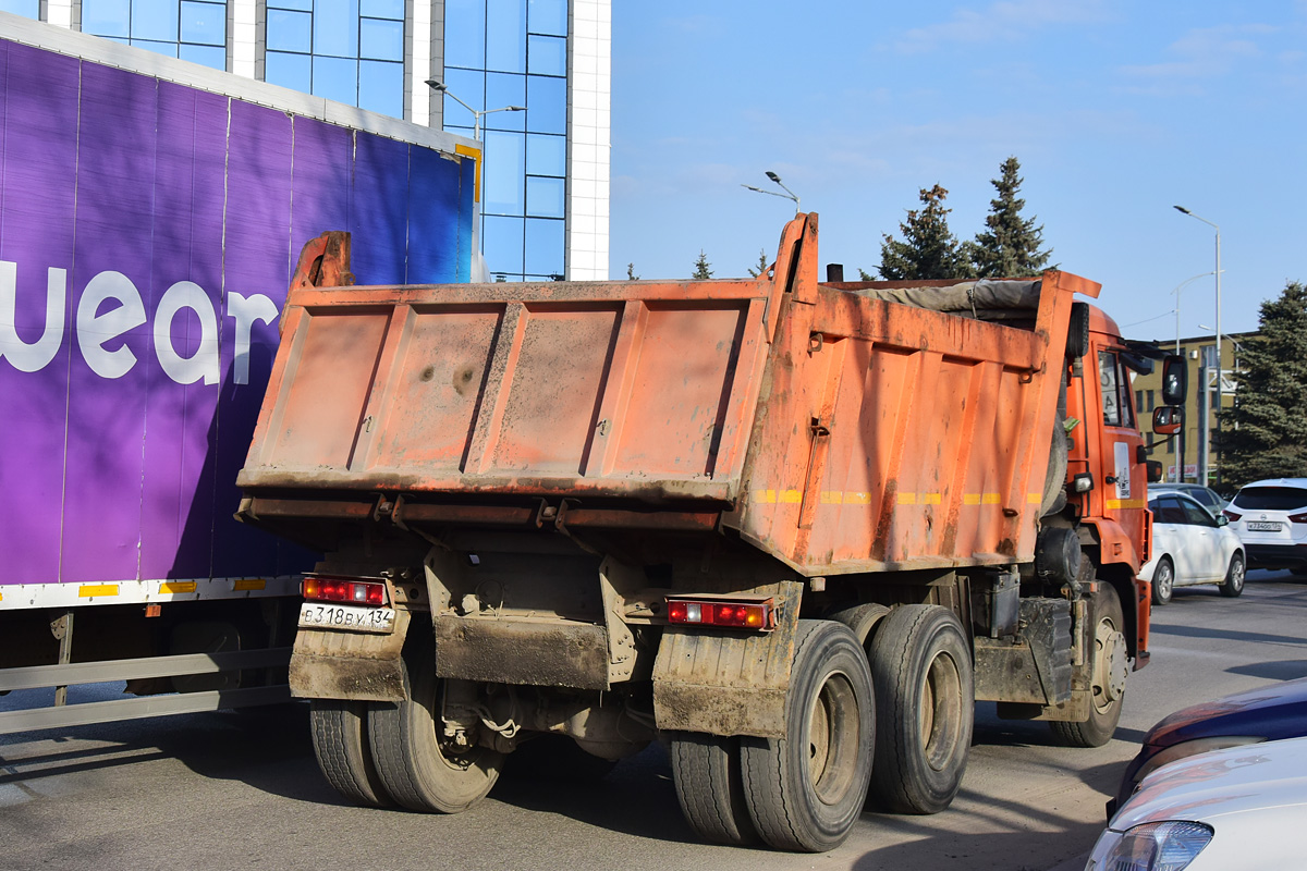 Волгоградская область, № В 318 ВУ 134 — КамАЗ-65115-L4(19)