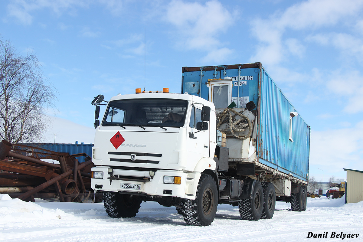 Ненецкий автономный округ, № Х 755 КА 116 — КамАЗ-44108-RF(08) [44108F-R]