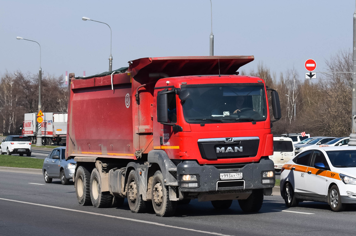 Москва, № У 993 АУ 797 — MAN TGS 41.440