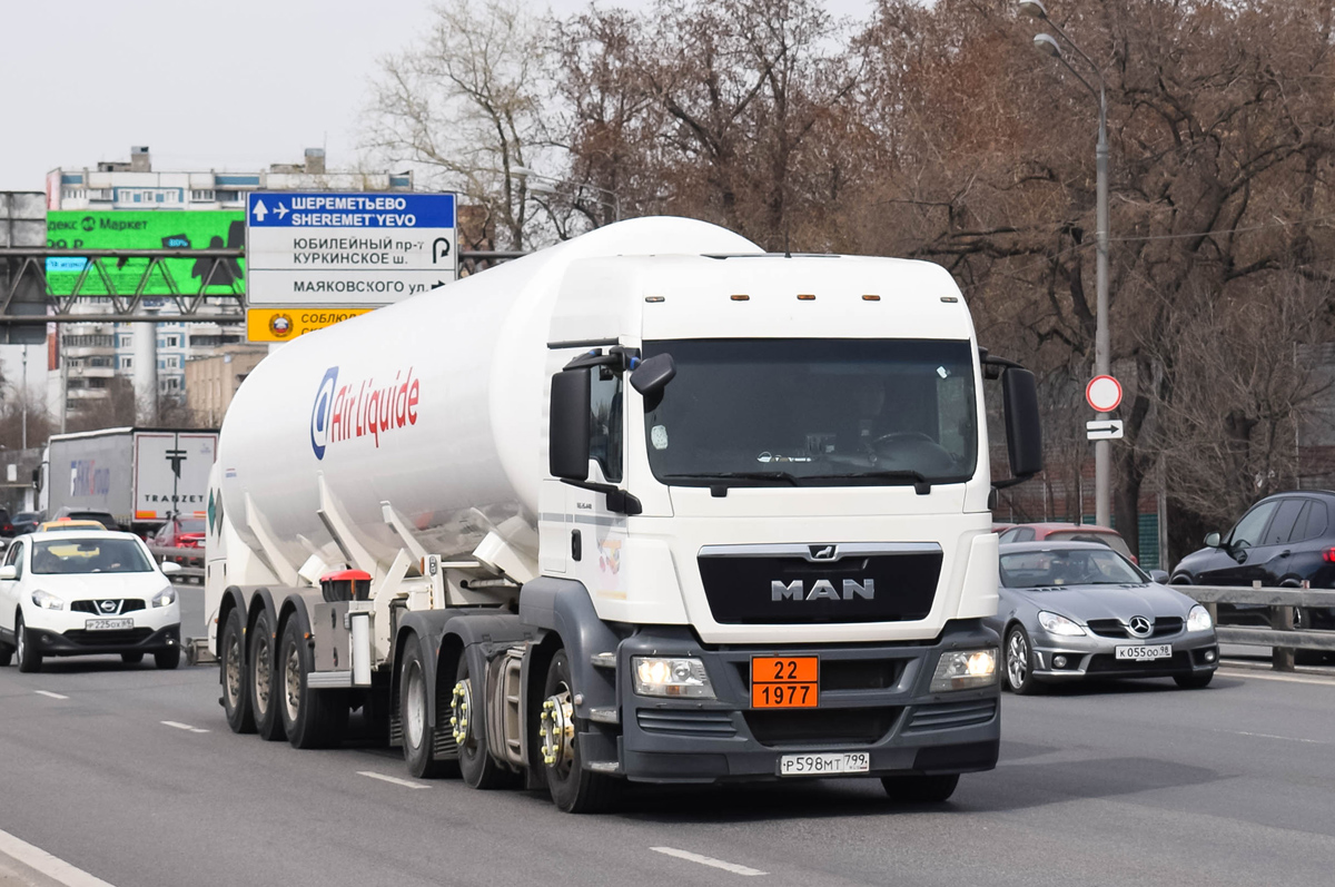 Москва, № Р 598 МТ 799 — MAN TGS 26.440
