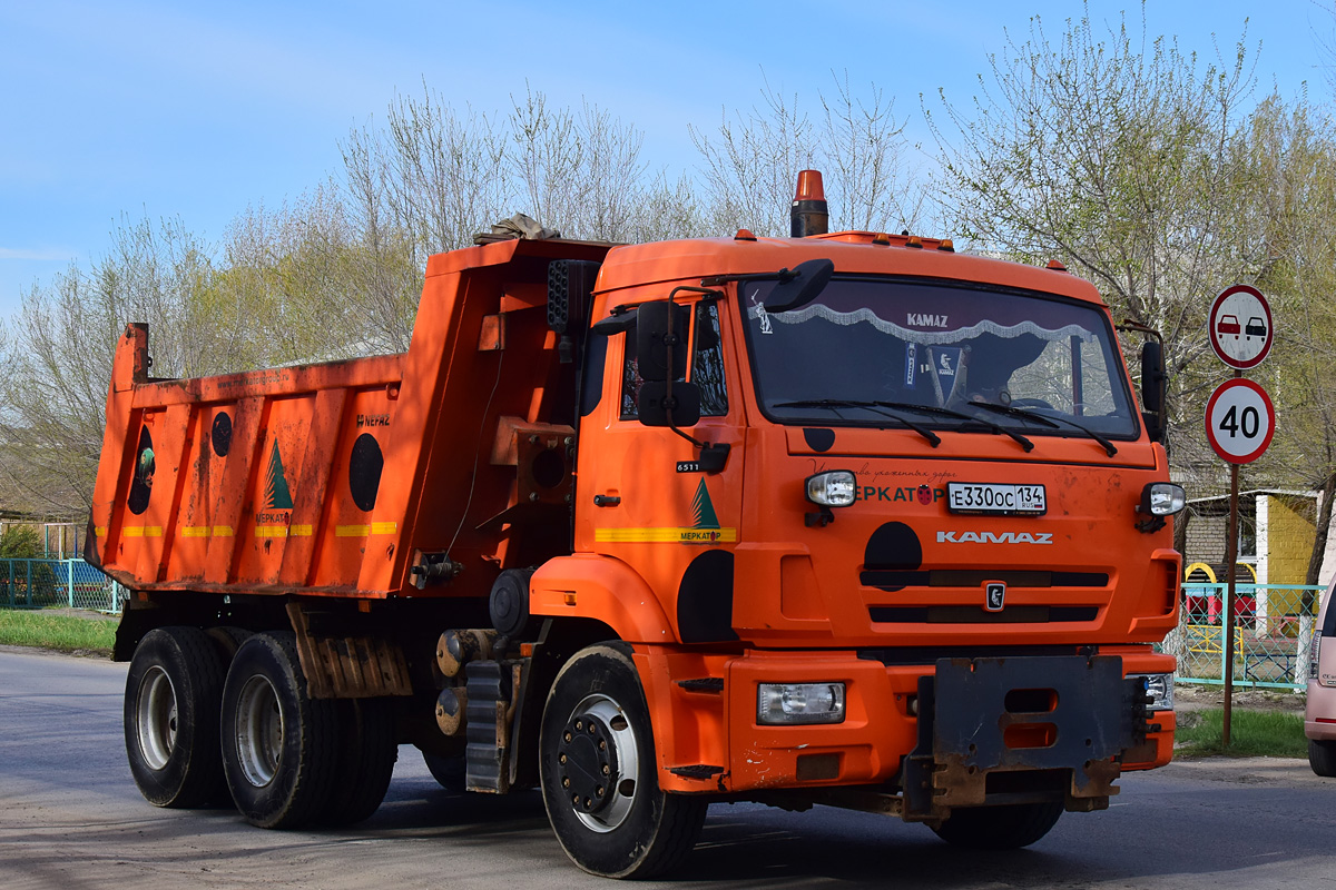 Волгоградская область, № Е 330 ОС 134 — КамАЗ-65115-L4(19)