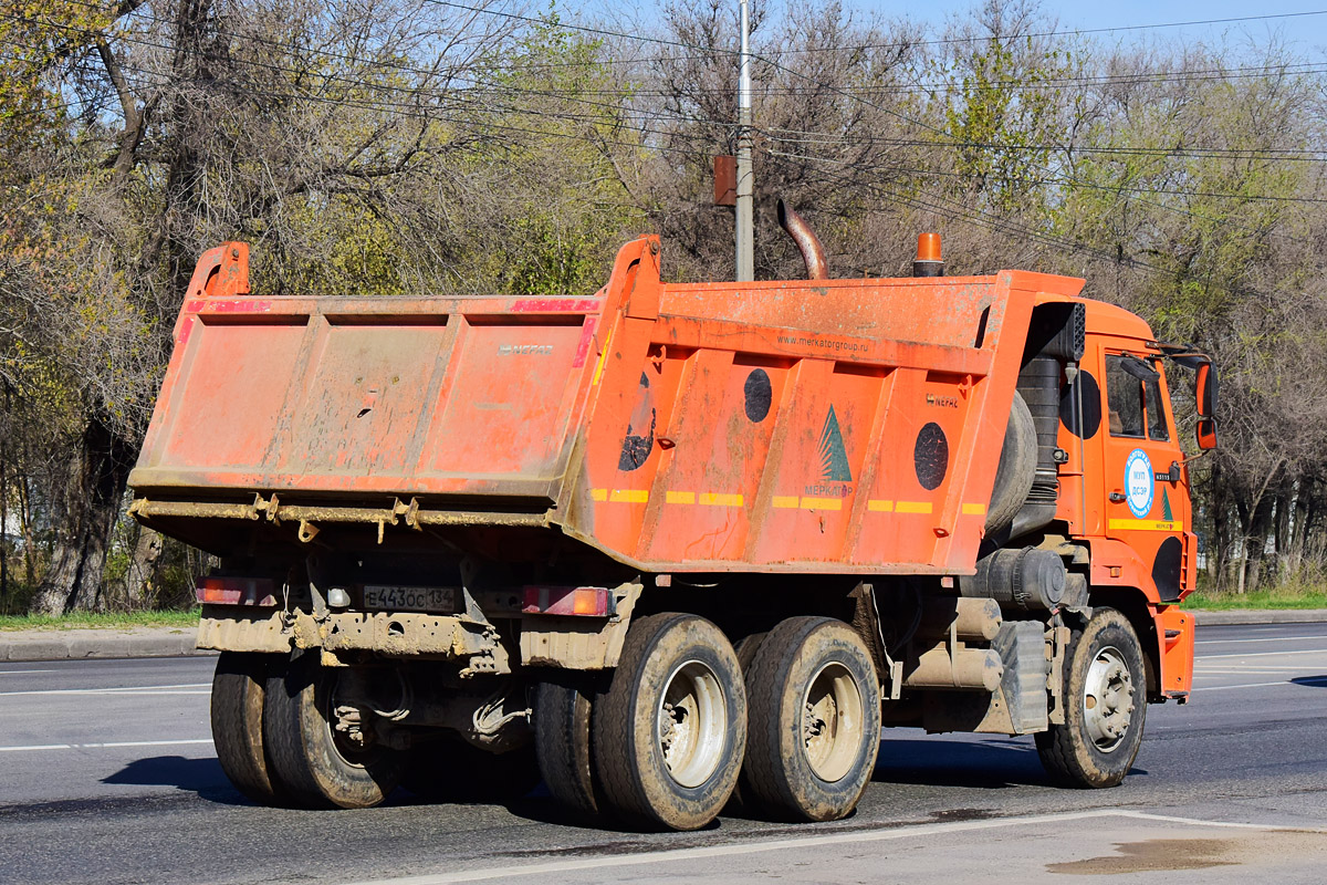 Волгоградская область, № Е 443 ОС 134 — КамАЗ-65115-L4(19)
