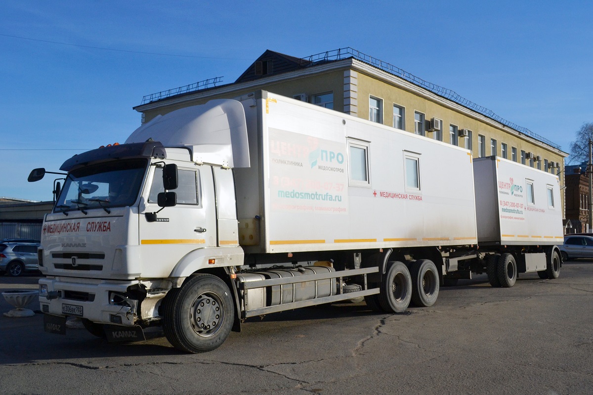 Башкортостан, № Е 306 ВК 702 — КамАЗ-65117-50