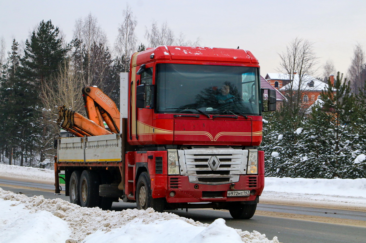 Ленинградская область, № В 972 МТ 147 — Renault Magnum E-Tech ('2001)