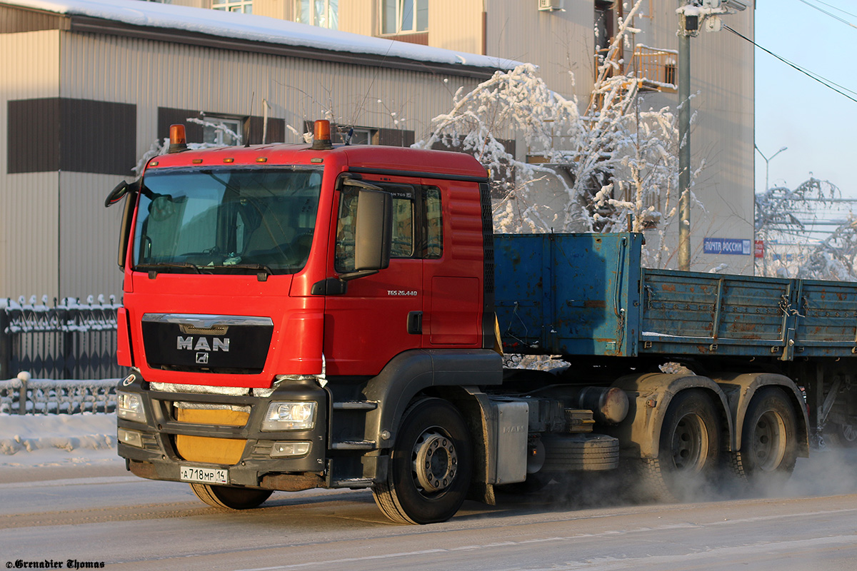 Саха (Якутия), № А 718 МР 14 — MAN TGS 26.440