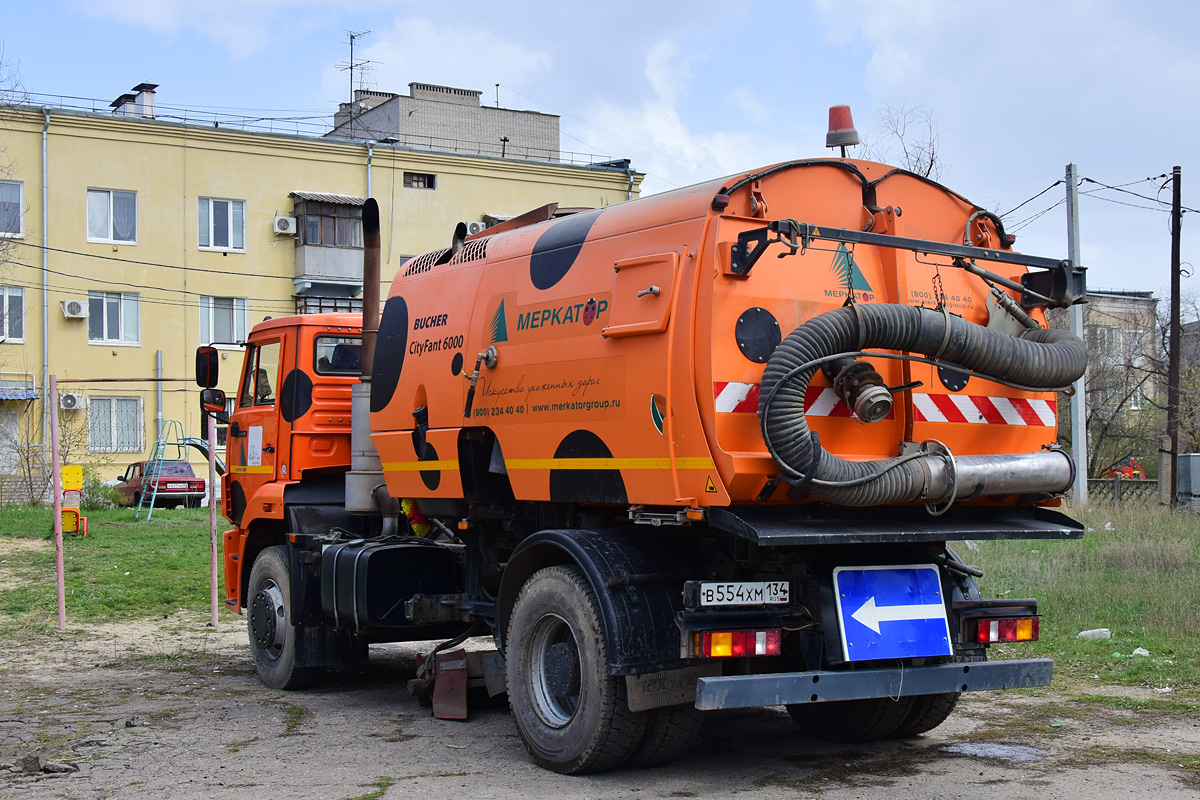 Волгоградская область, № В 554 ХМ 134 — КамАЗ-53605-L4(19)