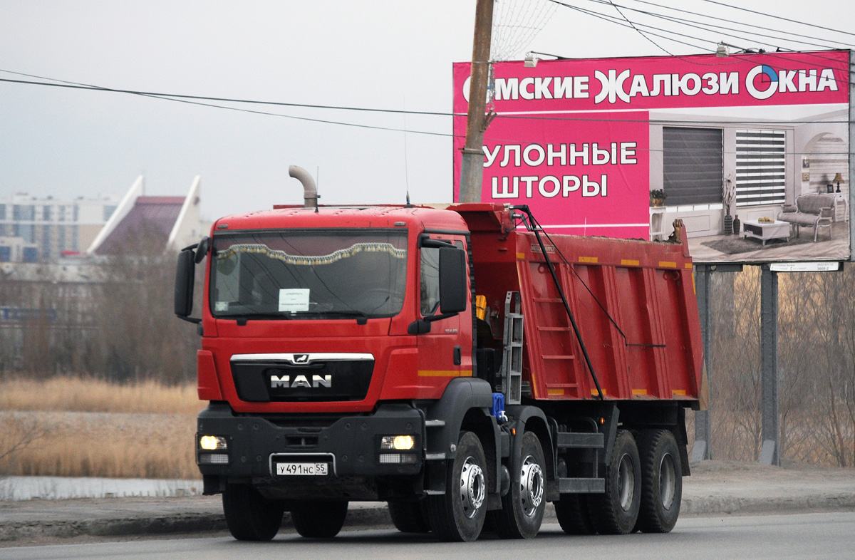 Омская область, № У 491 НС 55 — MAN TGS 41.400