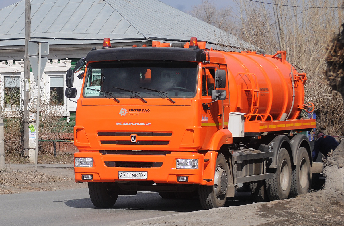 Омская область, № А 711 МВ 155 — КамАЗ-65115-50