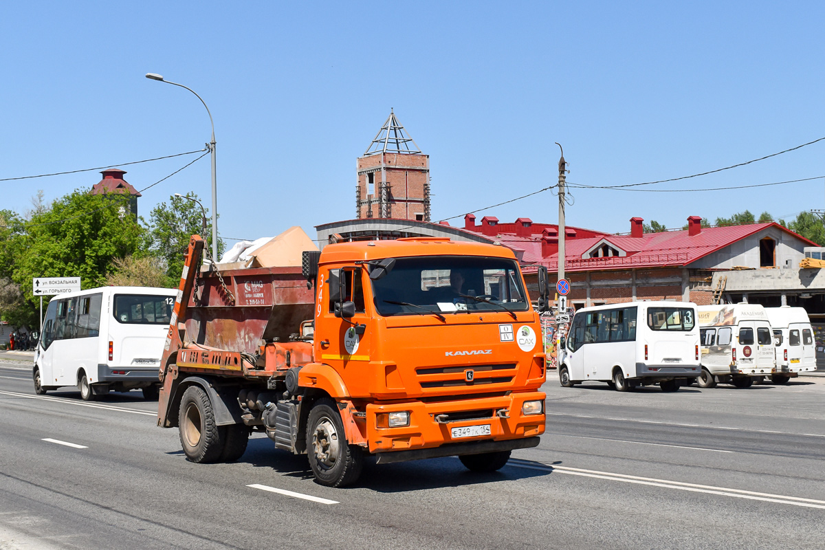 Новосибирская область, № Е 349 ТК 154 — КамАЗ-43253-R4(28)