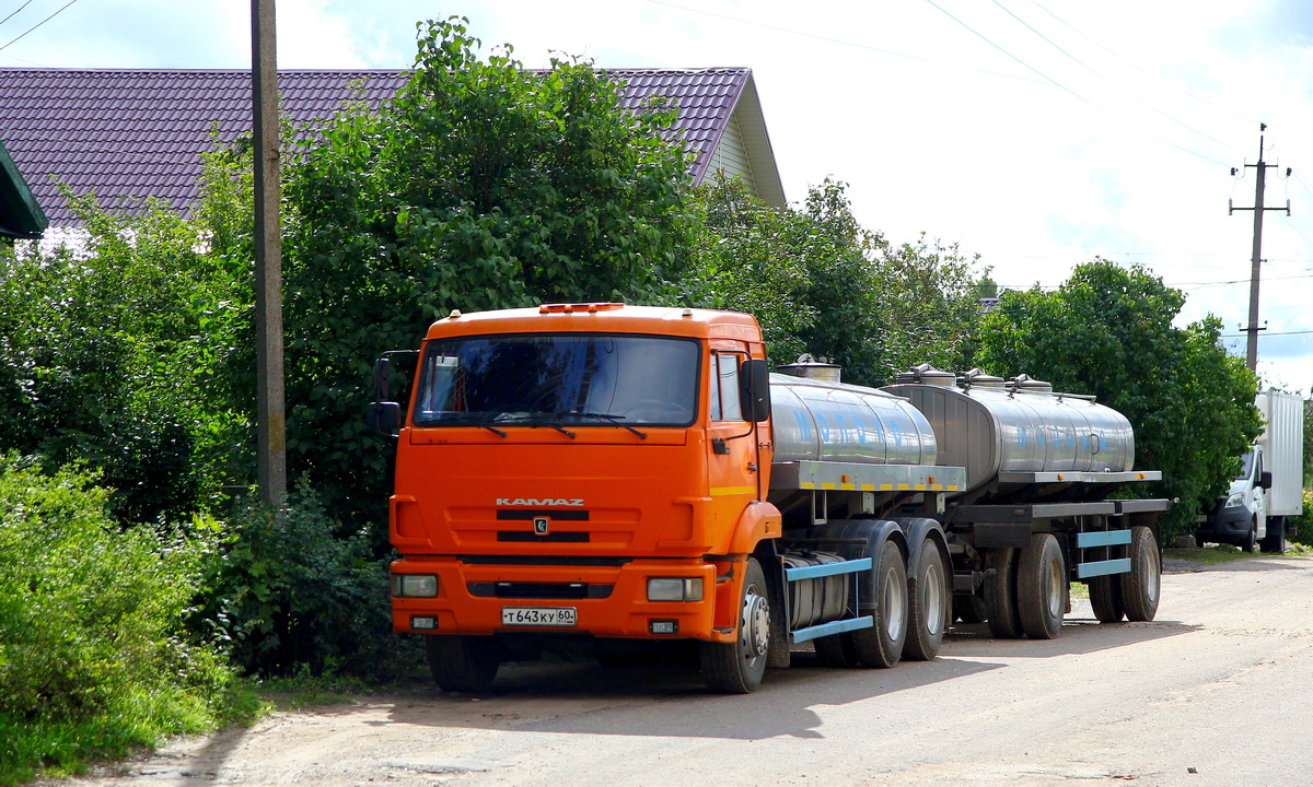 Псковская область, № Т 643 КУ 60 — КамАЗ-65115-N3(78)