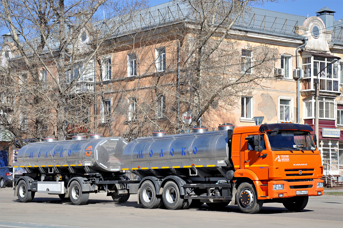Алтайский край, № Х 039 ХВ 22 — КамАЗ-65115-A5(48)