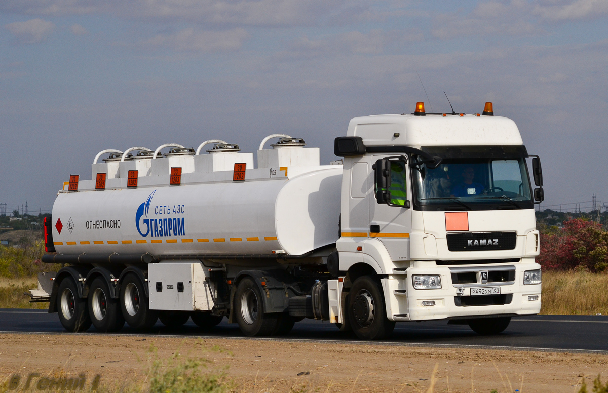 Ростовская область, № Р 492 ХМ 161 — КамАЗ-5490-S5(87)
