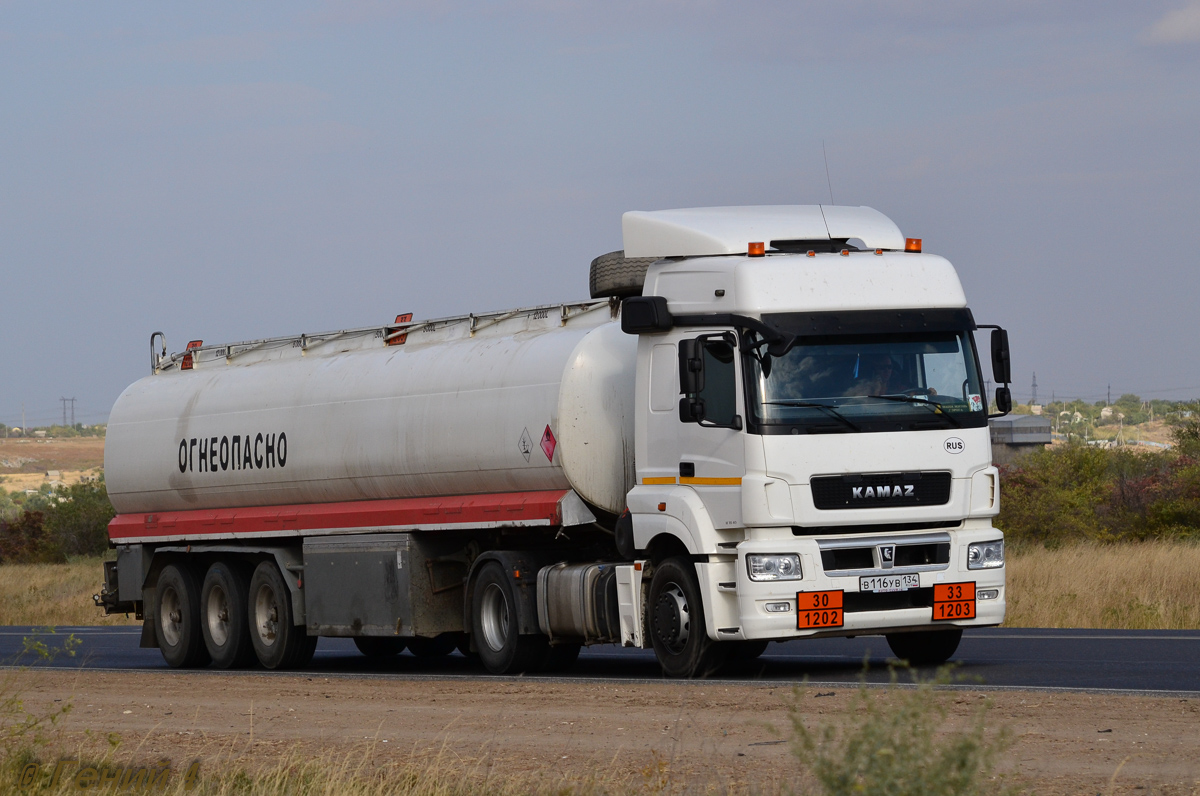 Волгоградская область, № В 116 УВ 134 — КамАЗ-5490-S5(87)