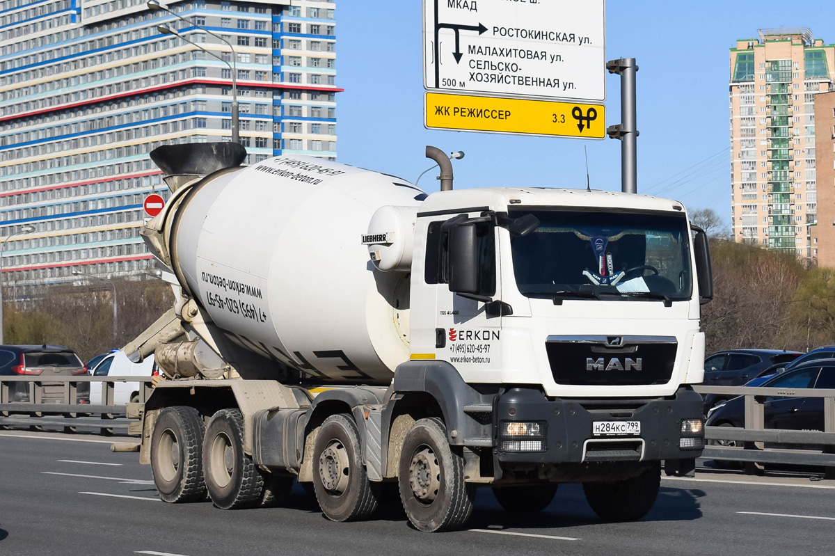 Москва, № Н 284 КС 799 — MAN TGS 41.400