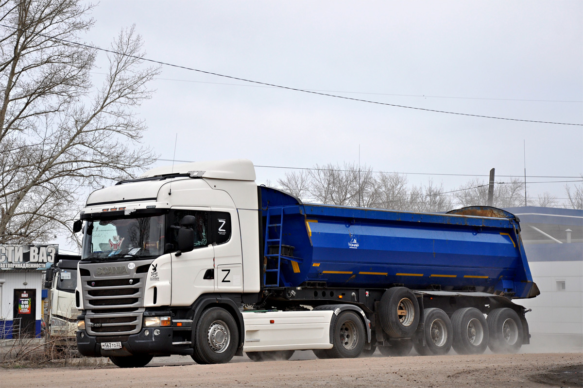 Алтайский край, № М 563 ТО 22 — Scania ('2009) G420