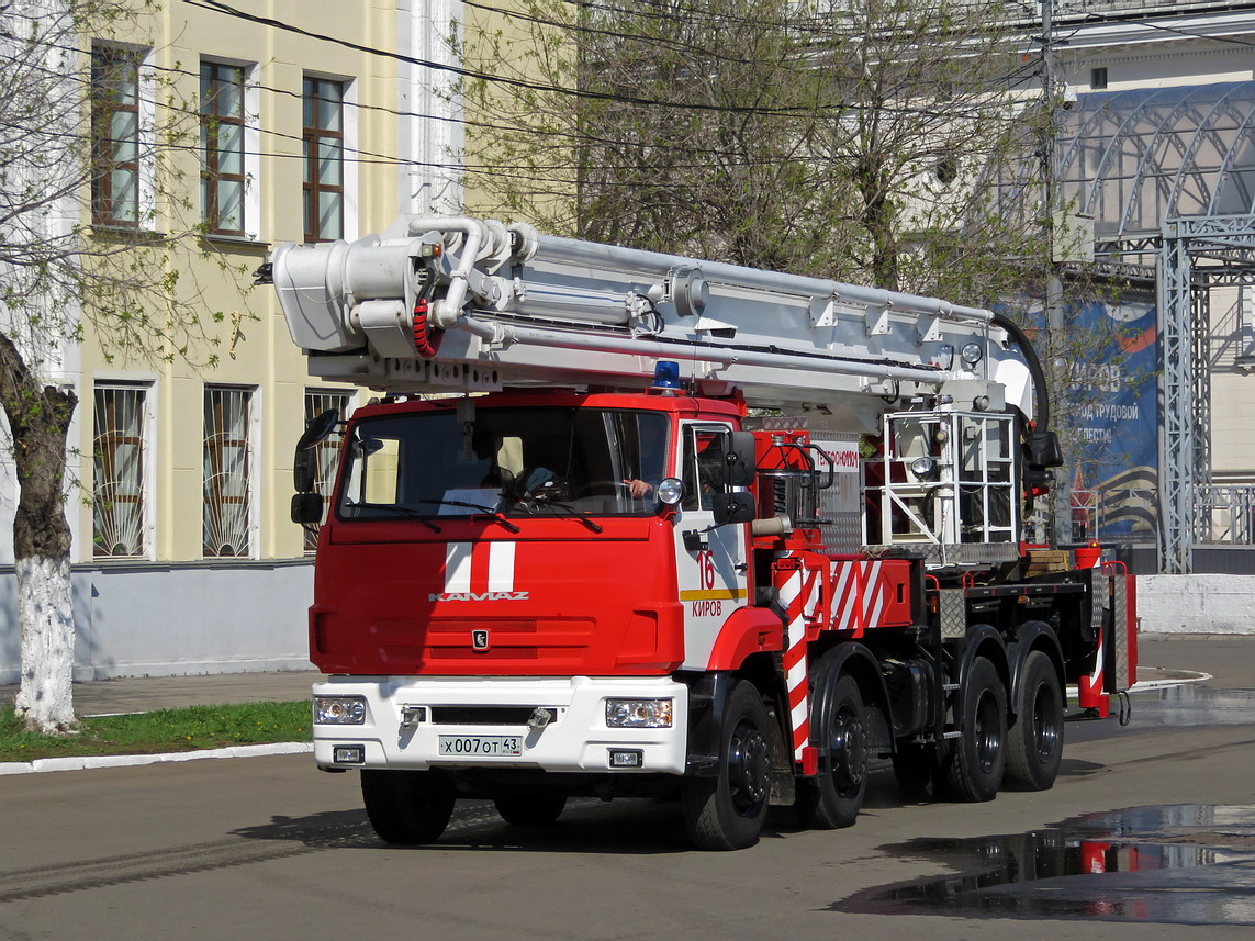 Кировская область, № Х 007 ОТ 43 — КамАЗ-6540-A4(23)