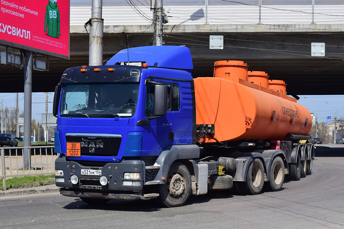 Волгоградская область, № А 531 НК 134 — MAN TGS 33.440