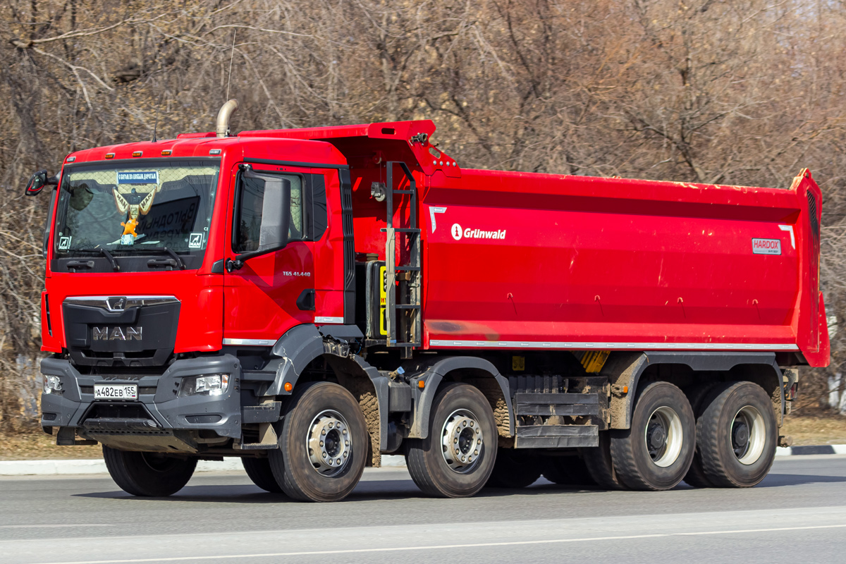 Омская область, № А 482 ЕВ 155 — MAN TGS ('2020) 41.440