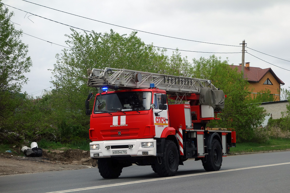 Саратовская область, № В 503 НЕ 164 — КамАЗ-43502-D5(66)