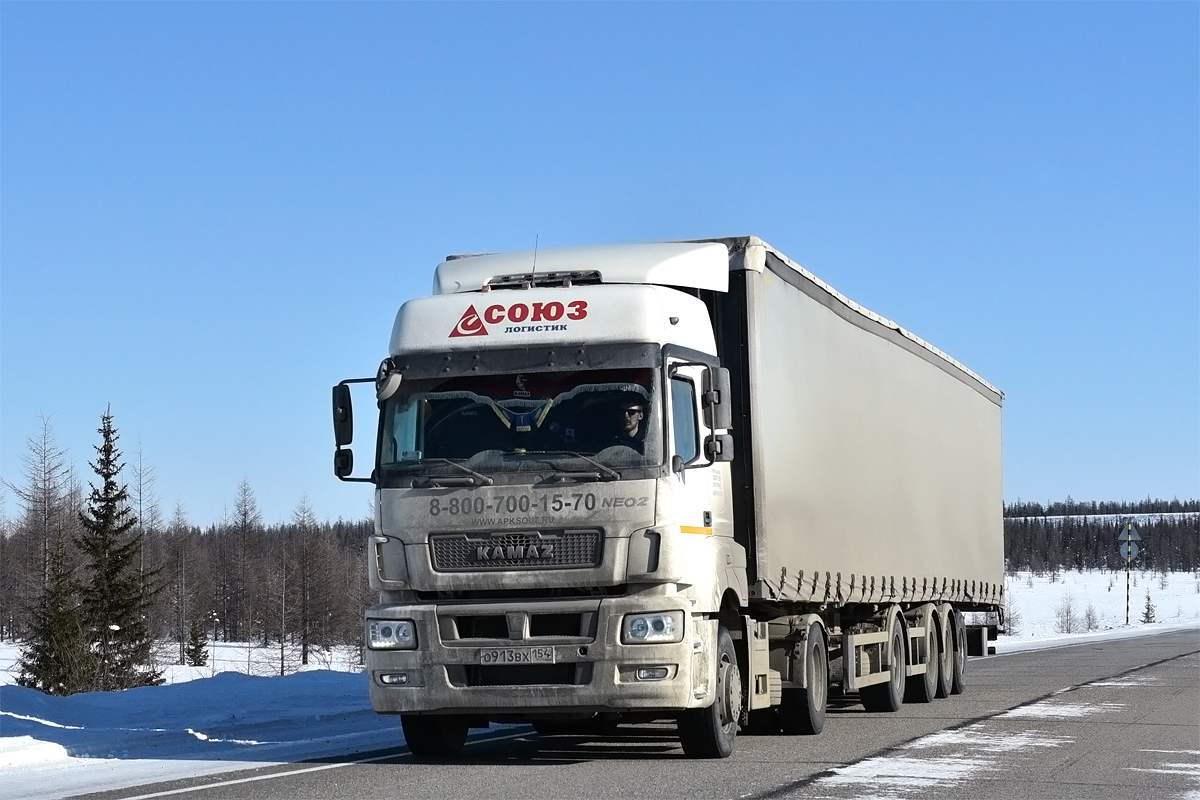 Новосибирская область, № О 913 ВХ 154 — КамАЗ-5490-S5(87)
