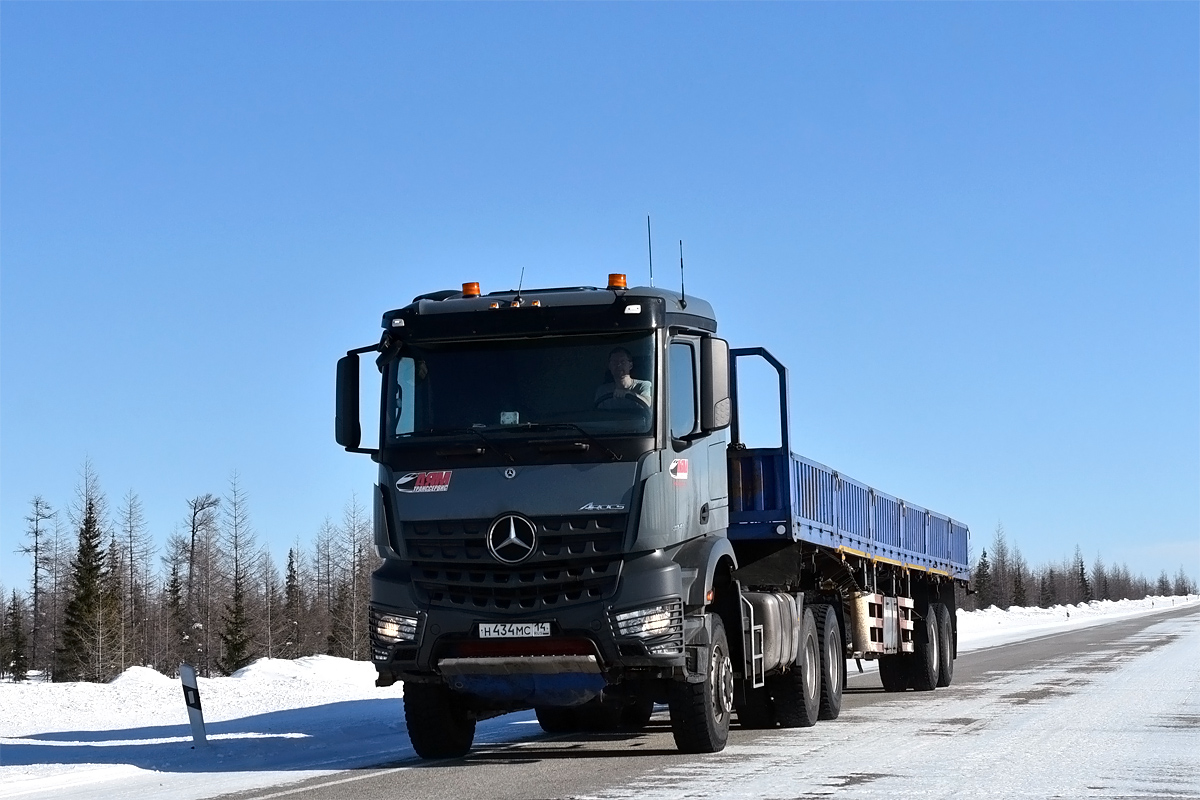 Саха (Якутия), № Н 434 МС 14 — Mercedes-Benz Arocs 3348 [Z9M]
