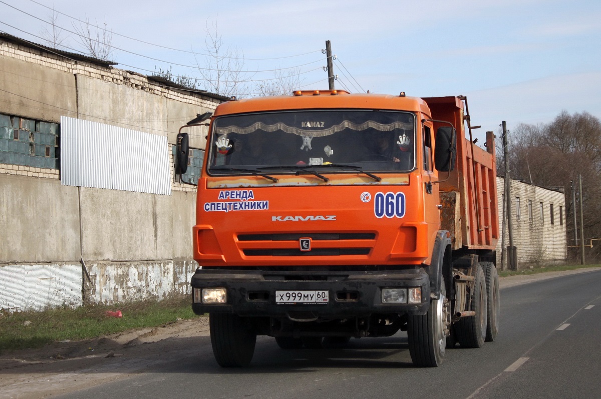 Псковская область, № Х 999 МУ 60 — КамАЗ-65115-D3(97)